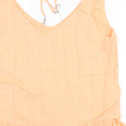 Womens UK Size 16 Oasis Orange Basic Tank