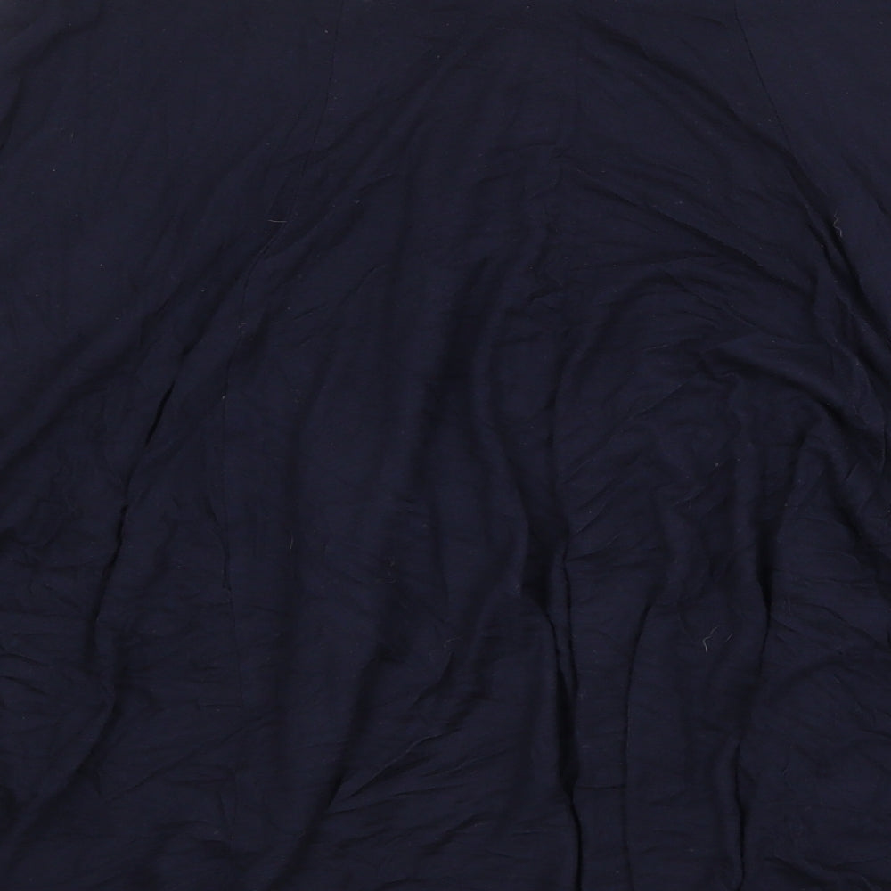 george & martha Womens Blue Viscose Flare Skirt Size S