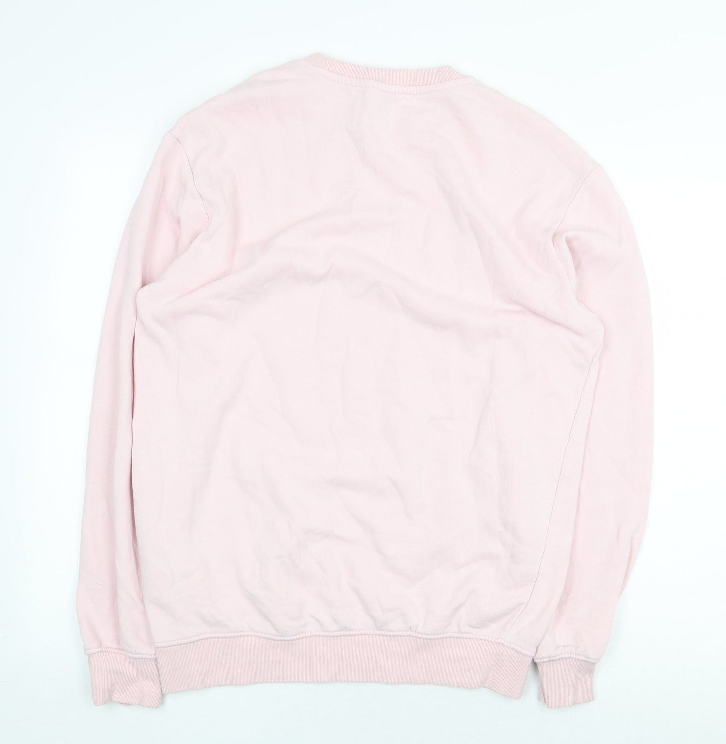 H&M Womens Pink Cotton Pullover Sweatshirt Size S Pullover