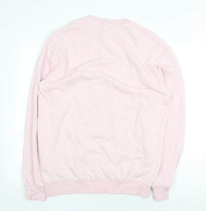 H&M Womens Pink Cotton Pullover Sweatshirt Size S Pullover
