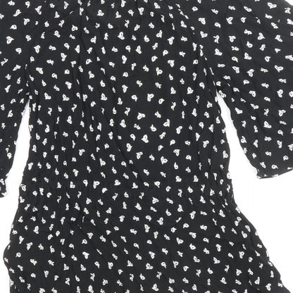 Womens UK Size 8 Marks and Spencer Black Basic Blouse