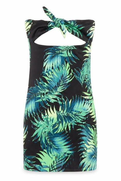 Missguided Womens Black Floral Polyester Mini Size 8 Off the Shoulder Pullover
