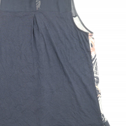 Womens UK Size 16 NEXT Blue Basic Button-Up