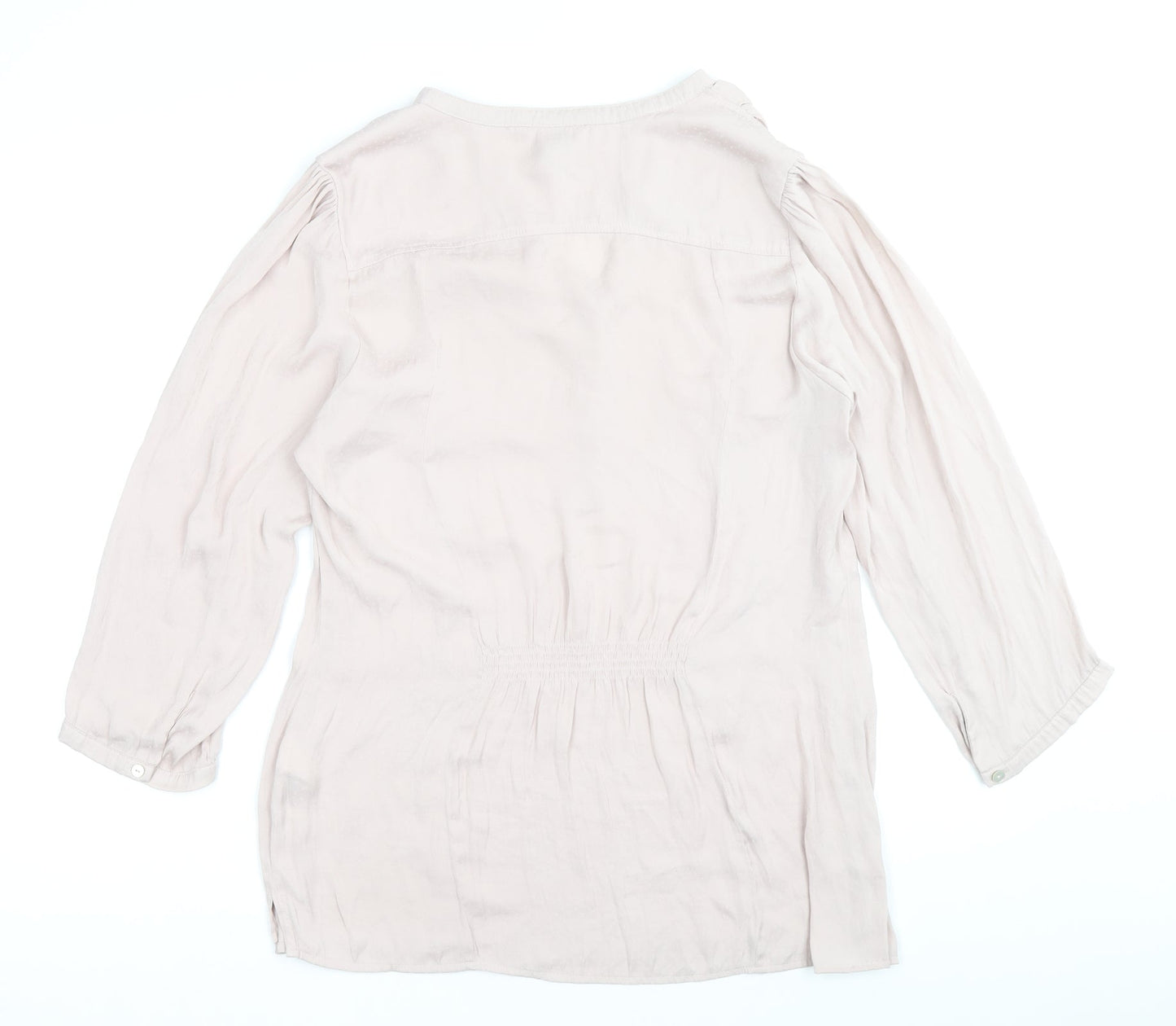 Womens UK Size M H&M Pink Basic Blouse