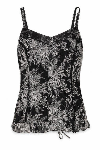 Womens UK Size 12 Soon Black Basic Tank