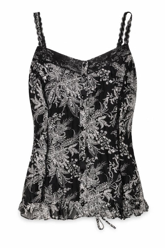 Womens UK Size 12 Soon Black Basic Tank