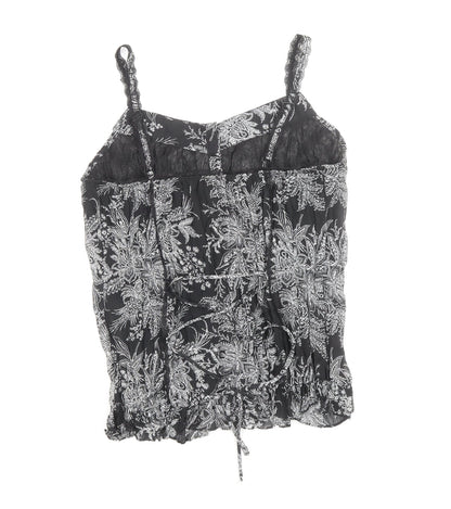 Womens UK Size 12 Soon Black Basic Tank