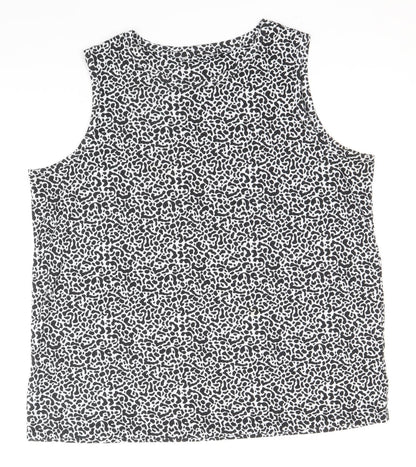 Womens UK Size 16 Marks and Spencer Black Basic Tank