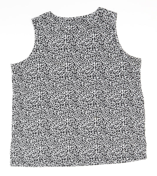 Womens UK Size 16 Marks and Spencer Black Basic Tank
