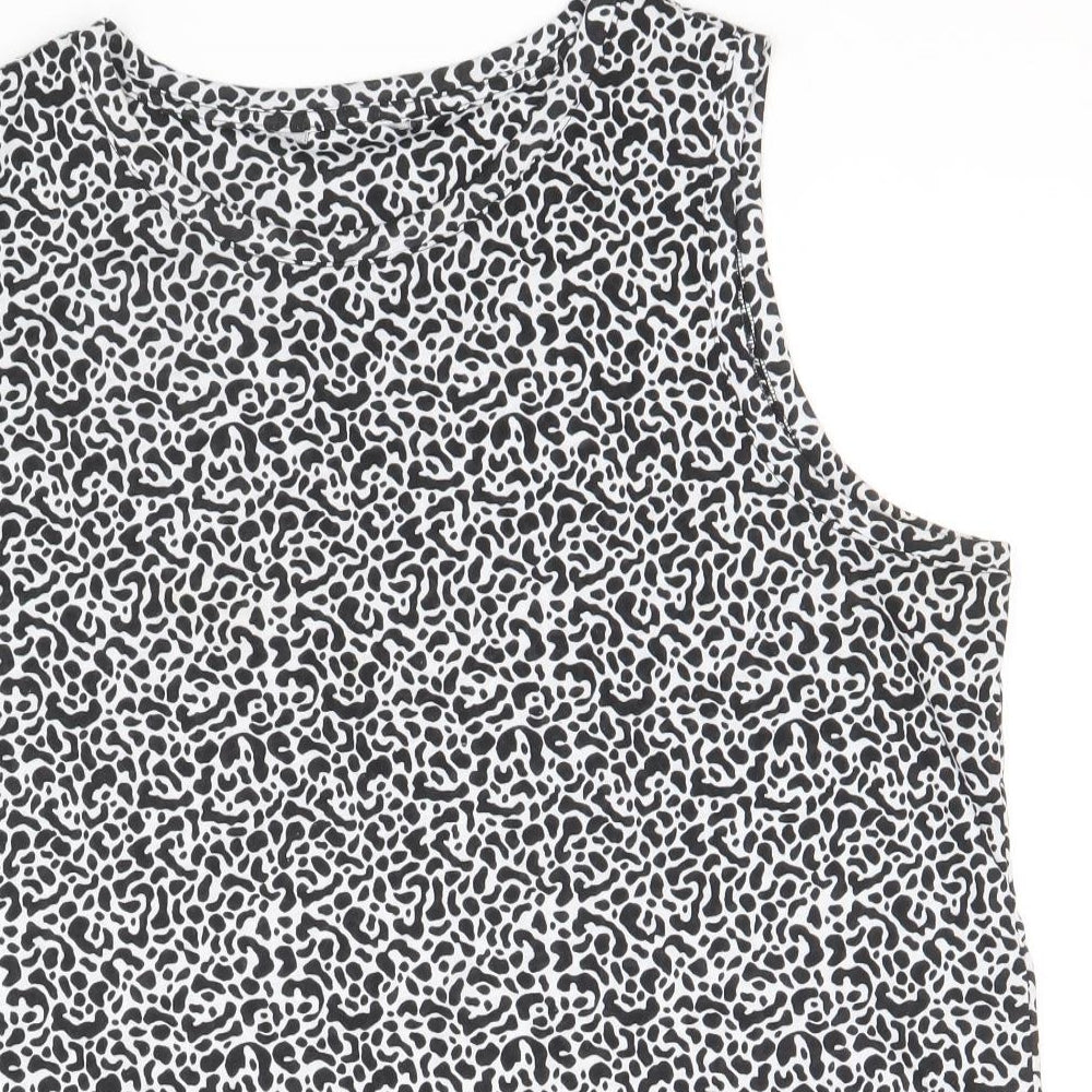 Womens UK Size 16 Marks and Spencer Black Basic Tank