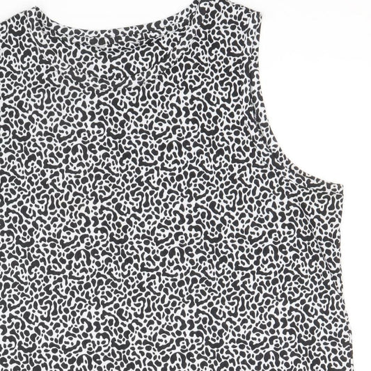 Womens UK Size 16 Marks and Spencer Black Basic Tank
