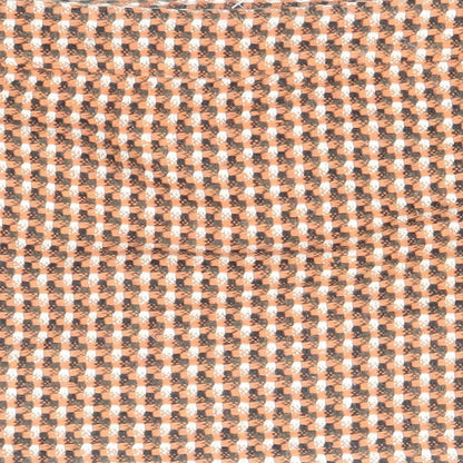 Divided by H&M Womens Orange Plaid Polyester Mini Skirt Size 10 Zip