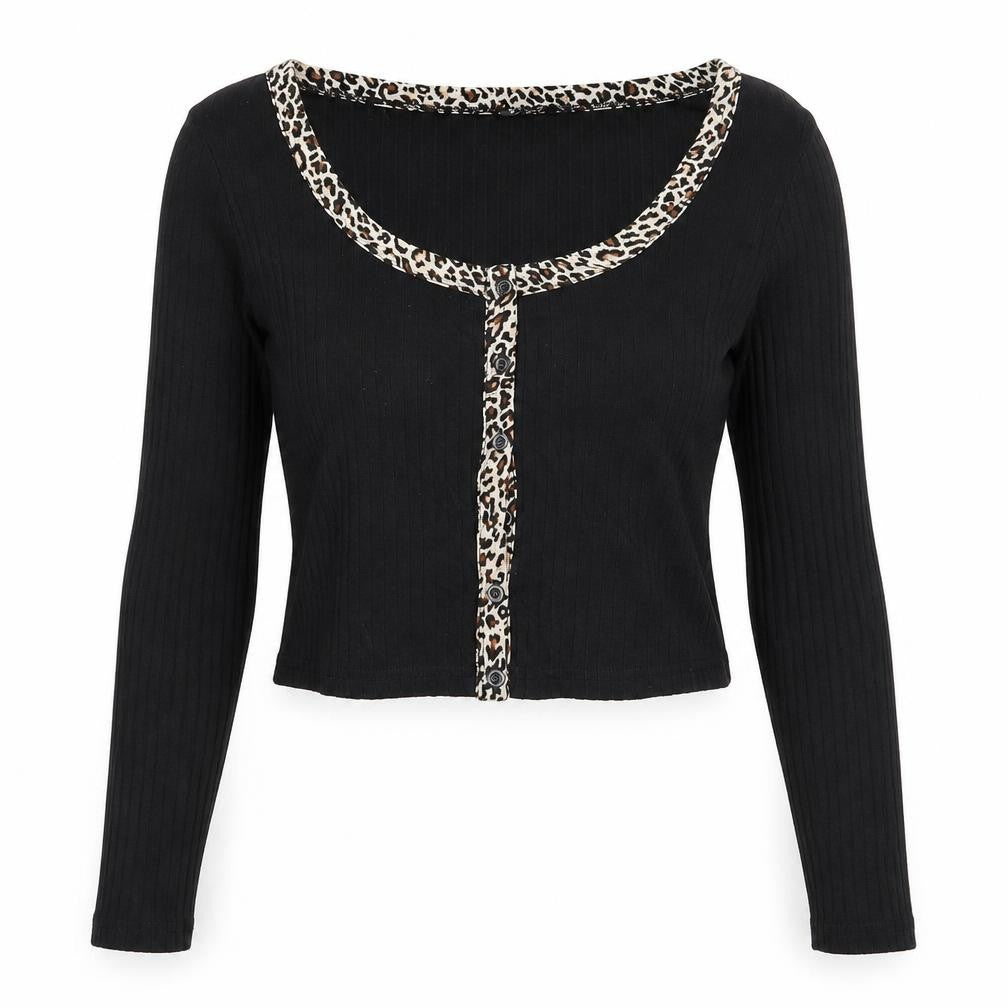 Womens UK Size L SheIn Black Cardigan Jumper