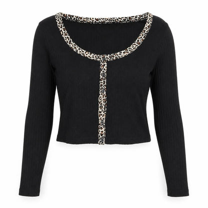 Womens UK Size L SheIn Black Cardigan Jumper