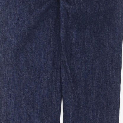 TU Womens Blue Cotton Skinny Jeans Size 10 L28 in Regular Zip