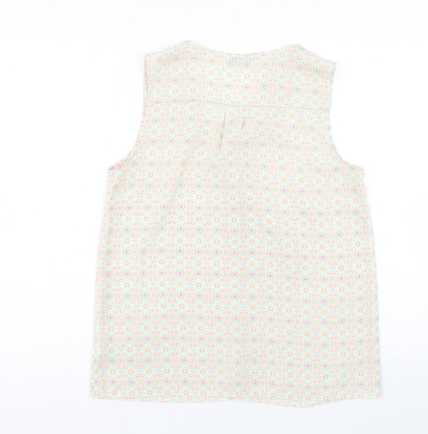Womens UK Size 12 NEXT Multicoloured Basic Blouse