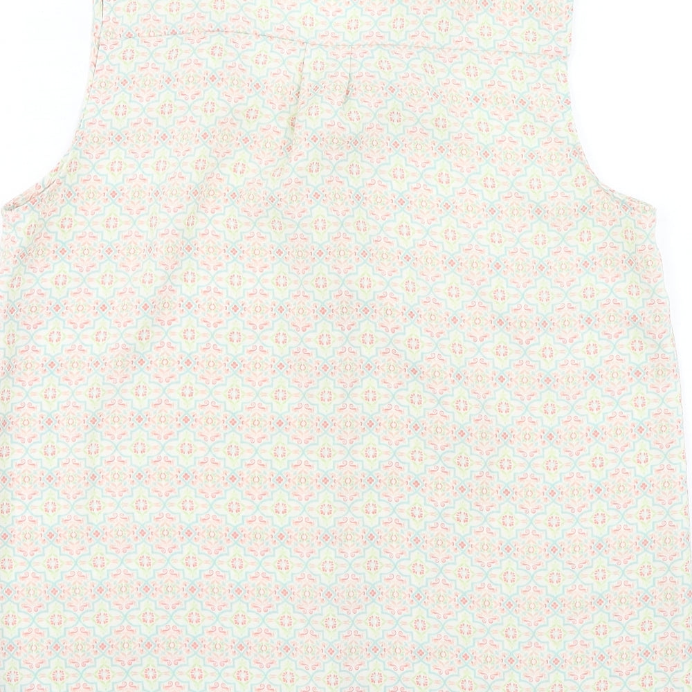 Womens UK Size 12 NEXT Multicoloured Basic Blouse