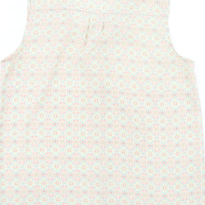 Womens UK Size 12 NEXT Multicoloured Basic Blouse