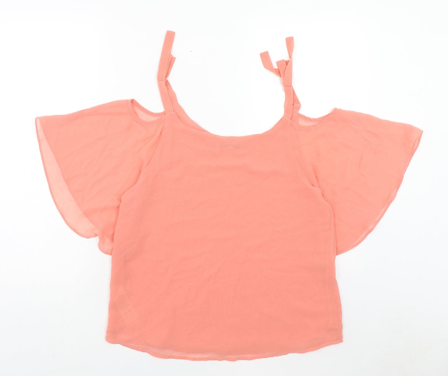 Womens UK Size 10 Quiz Pink Basic Blouse