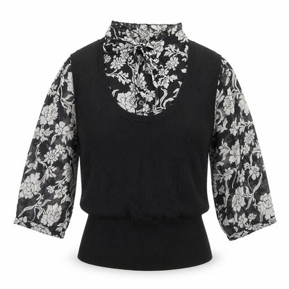 Womens UK Size 12 Marks and Spencer Black Basic Blouse