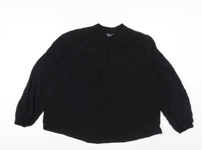 Womens UK Size 8 Marks and Spencer Black Basic Blouse