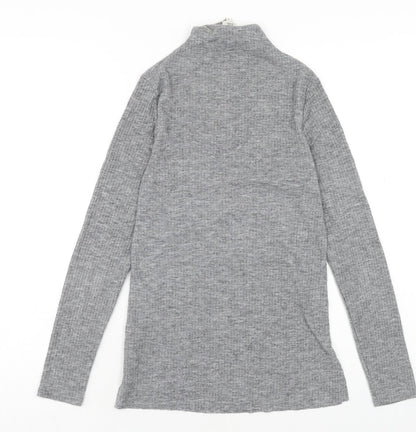 Womens UK Size 8 River Island Grey Pullover Jumper
