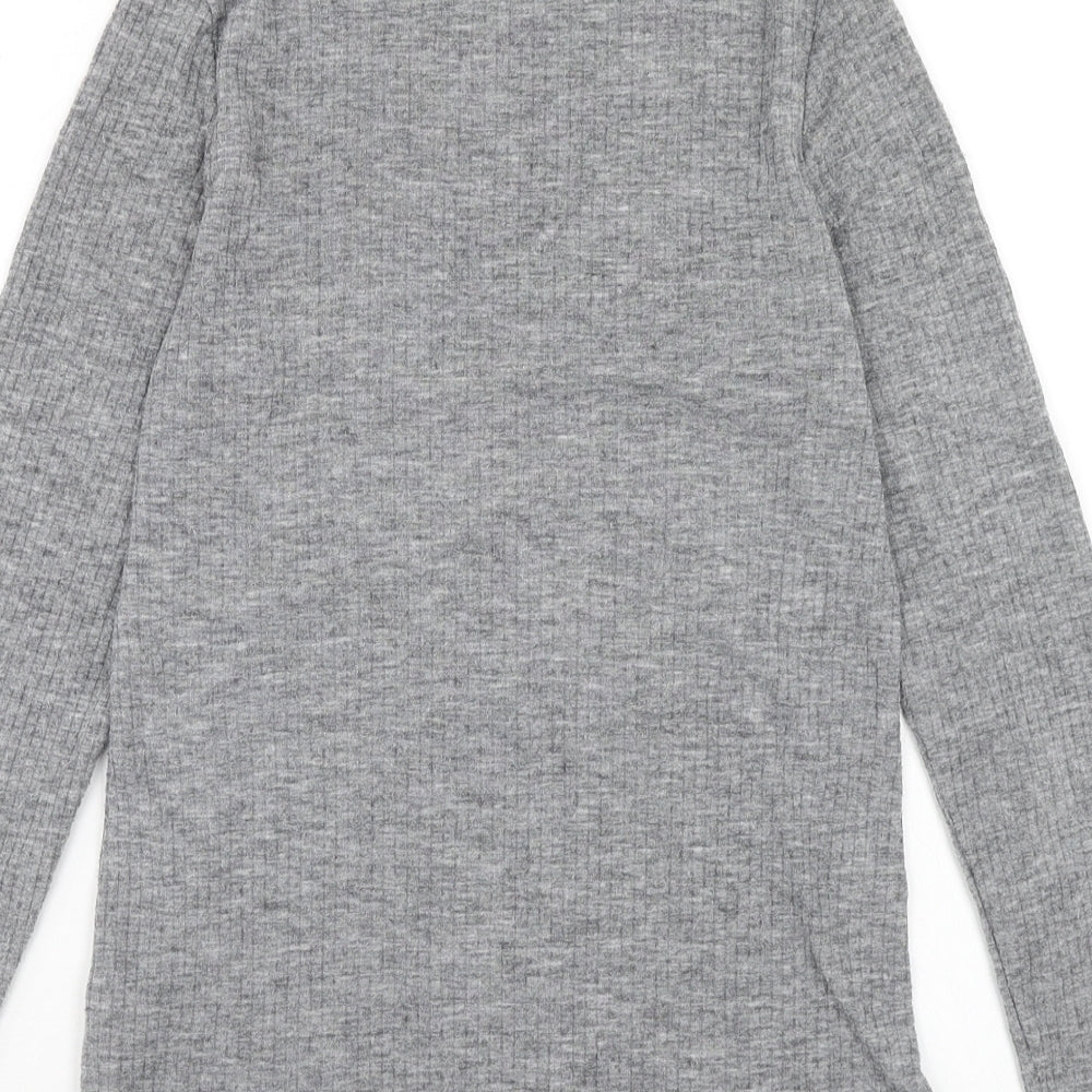 Womens UK Size 8 River Island Grey Pullover Jumper