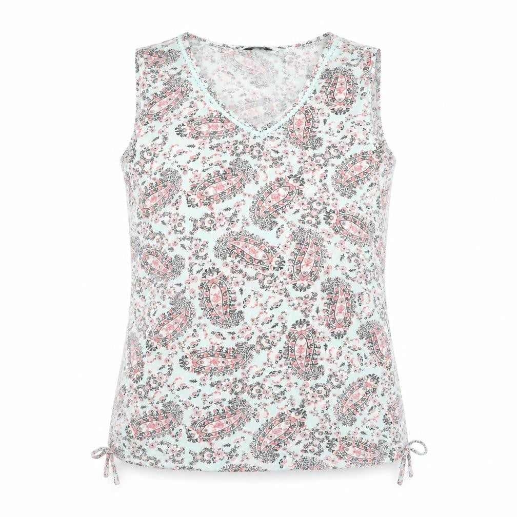 Womens UK Size 16 M&Co Multicoloured Basic Tank