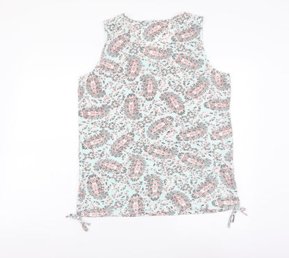 Womens UK Size 16 M&Co Multicoloured Basic Tank