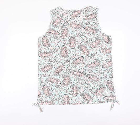 Womens UK Size 16 M&Co Multicoloured Basic Tank