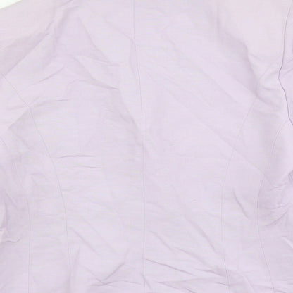 Monsoon Womens Purple Viscose Jacket Suit Jacket Size 14
