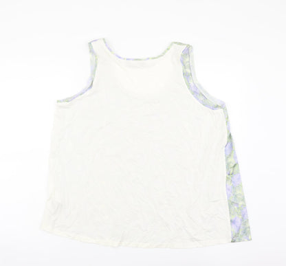 Womens UK Size 14 Marks and Spencer Multicoloured Basic Blouse