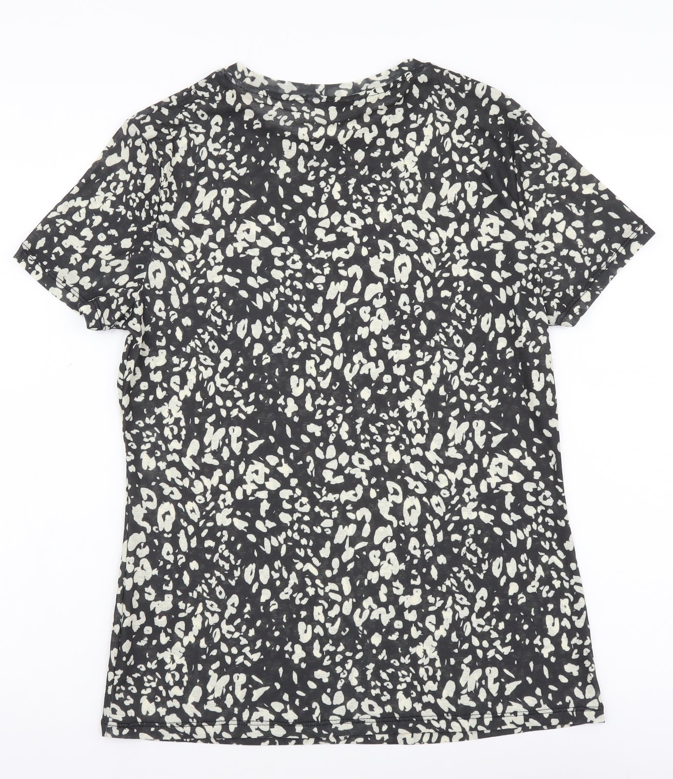 Womens UK Size 12 Marks and Spencer Black Basic T-Shirt