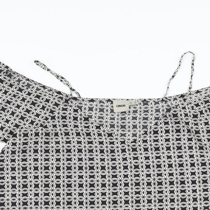 Womens UK Size 10 ASOS Black Basic Blouse