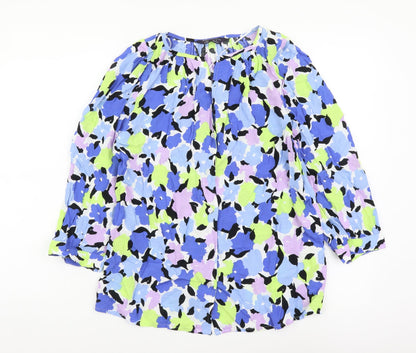 Womens UK Size 6 Marks and Spencer Multicoloured Basic Button-Up