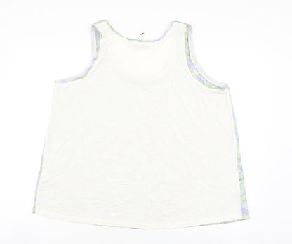 Womens UK Size 14 Marks and Spencer Multicoloured Basic Blouse