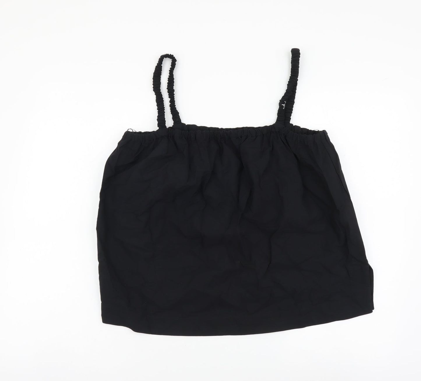 Womens UK Size 14 Marks and Spencer Black Cropped Tank