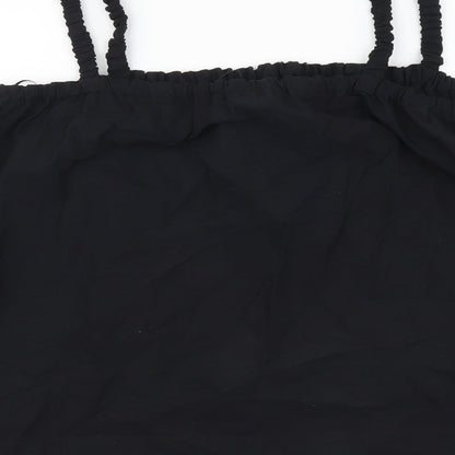 Womens UK Size 14 Marks and Spencer Black Cropped Tank