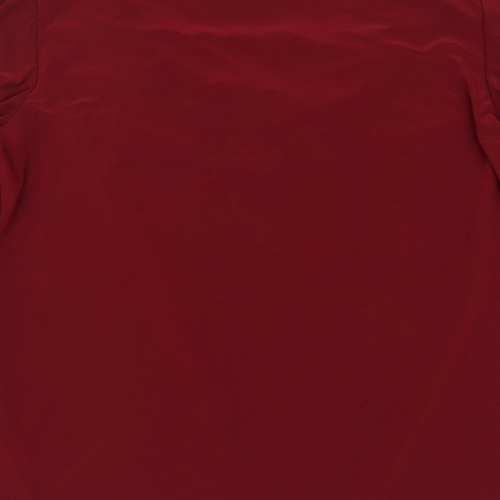 Womens UK Size 16 Select Purple Basic T-Shirt