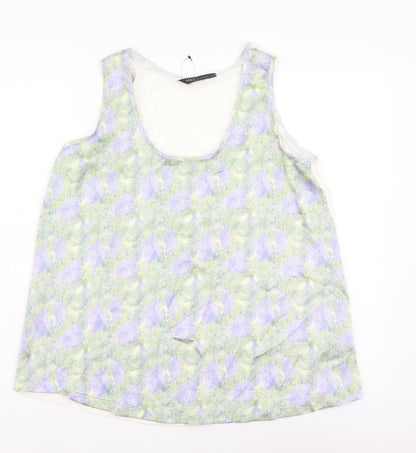 Womens UK Size 8 Marks and Spencer Green Basic Tank