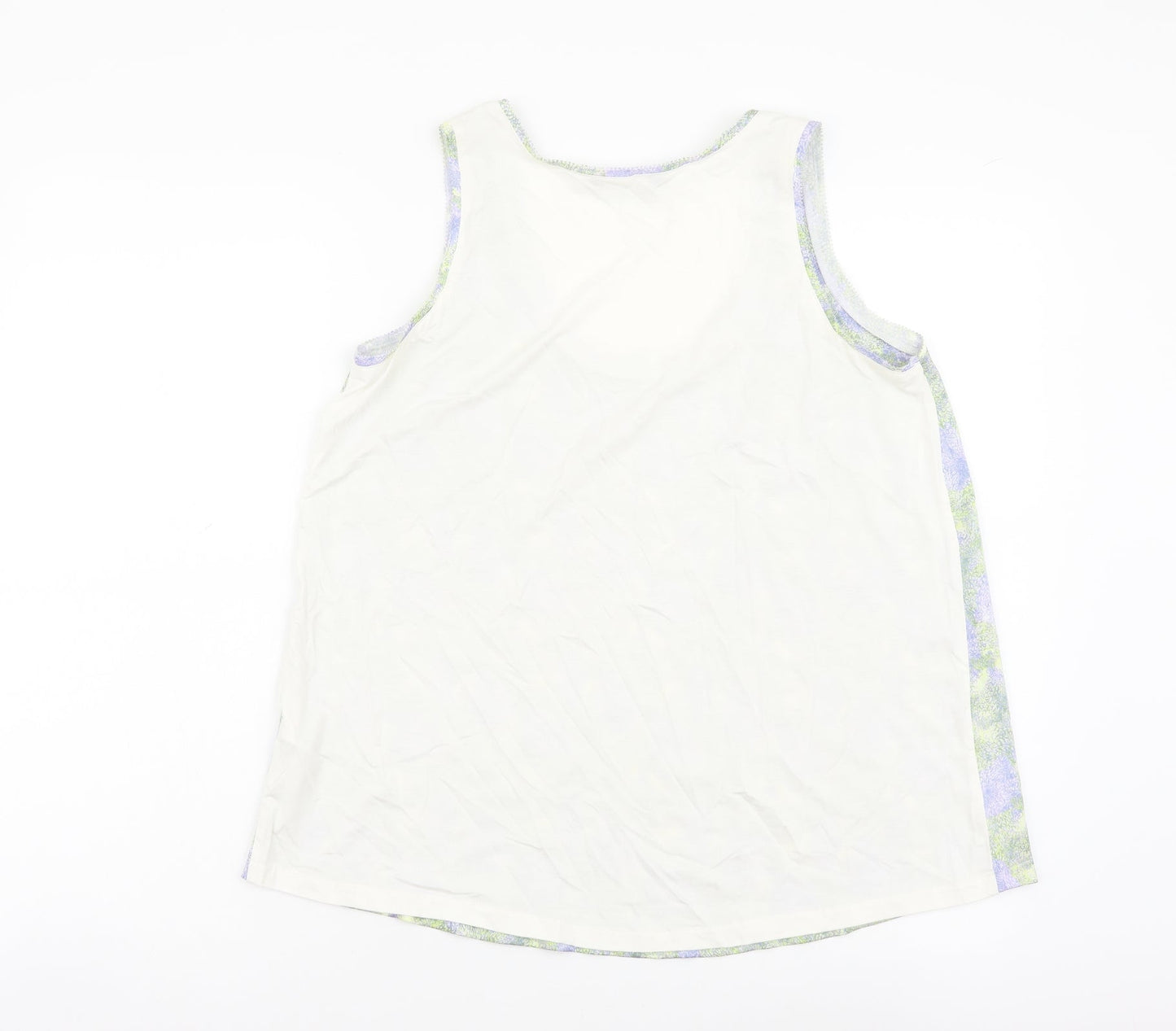 Womens UK Size 8 Marks and Spencer Green Basic Tank