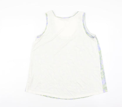 Womens UK Size 8 Marks and Spencer Green Basic Tank