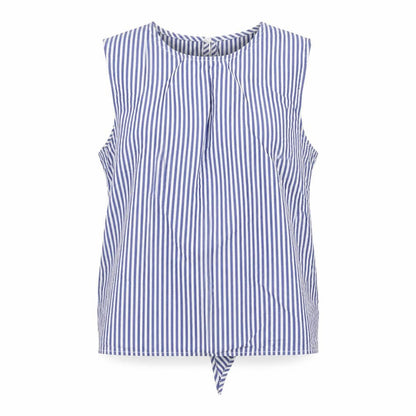 Womens UK Size XS Mango Blue Wrap Tank