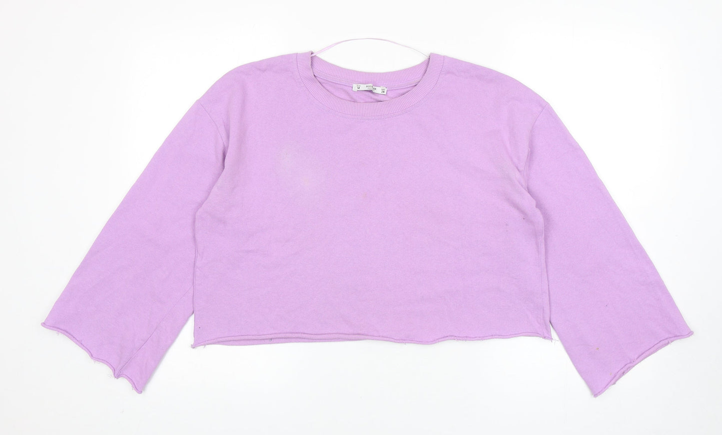 Womens UK Size M Pull&Bear Purple Pullover Sweatshirt