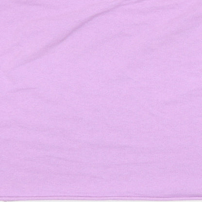 Womens UK Size M Pull&Bear Purple Pullover Sweatshirt