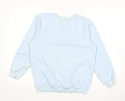Holyfield Girls Blue Cotton Pullover Sweatshirt Size S Pullover