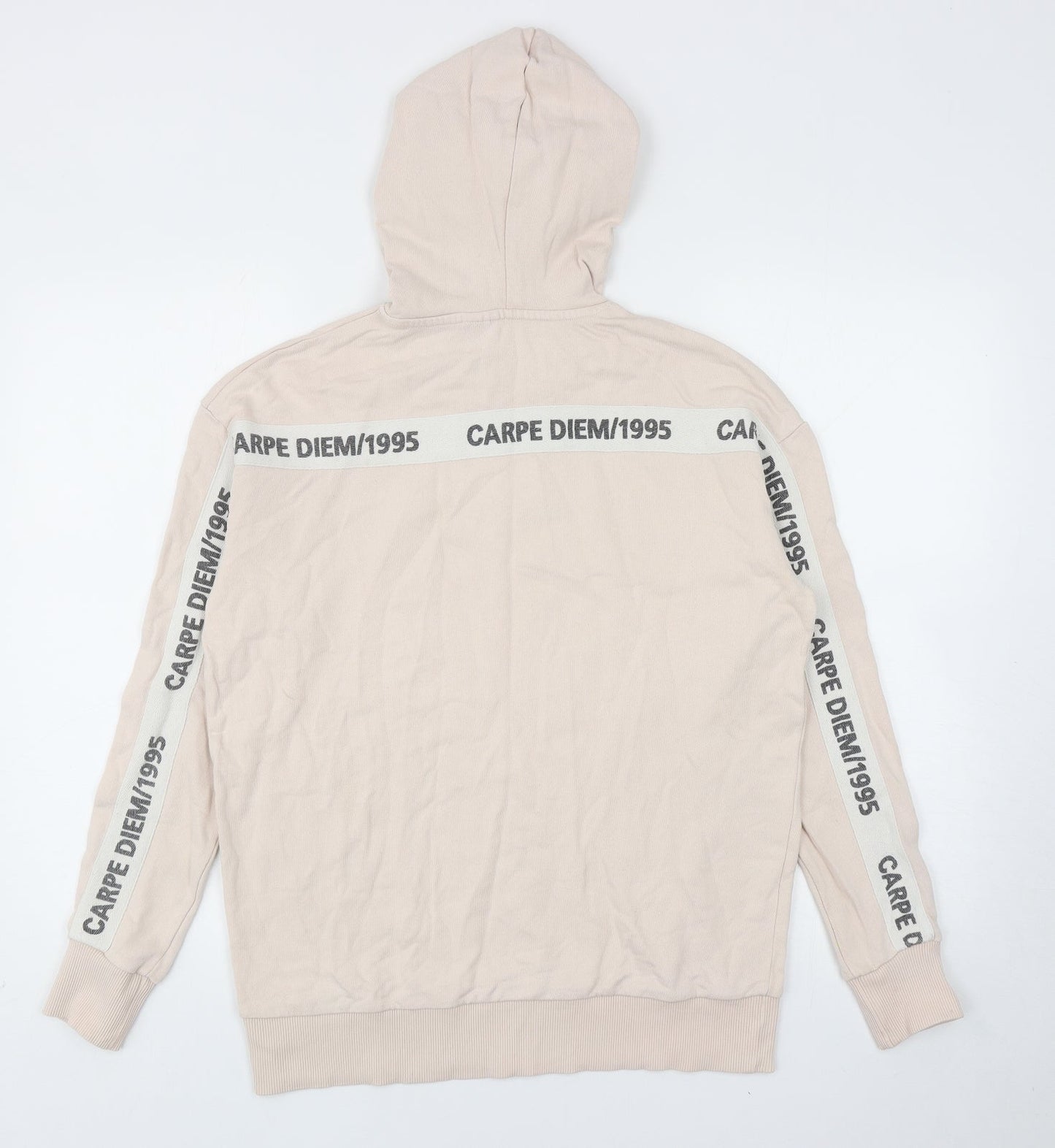 River Island Womens Pink Cotton Pullover Hoodie Size XS Pullover - Carpe Diem