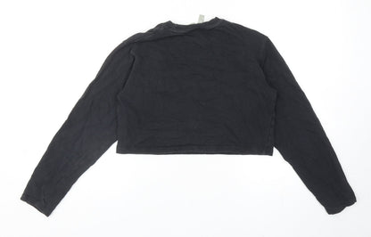 Womens UK Size 4 ASOS Black Pullover Sweatshirt