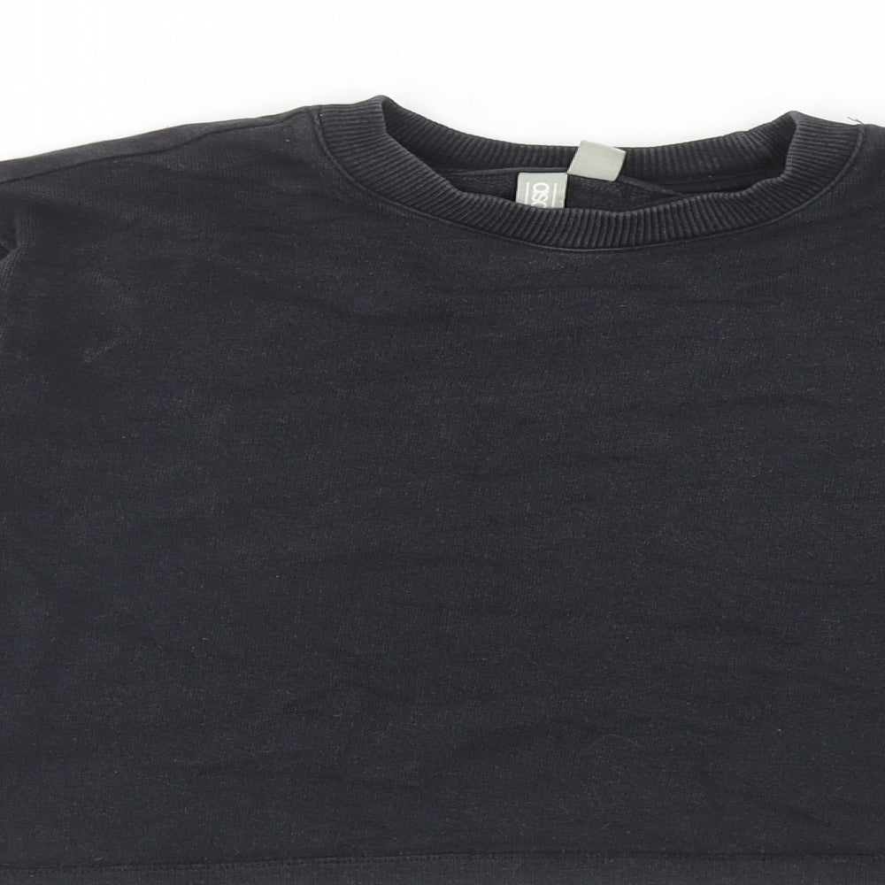 Womens UK Size 4 ASOS Black Pullover Sweatshirt