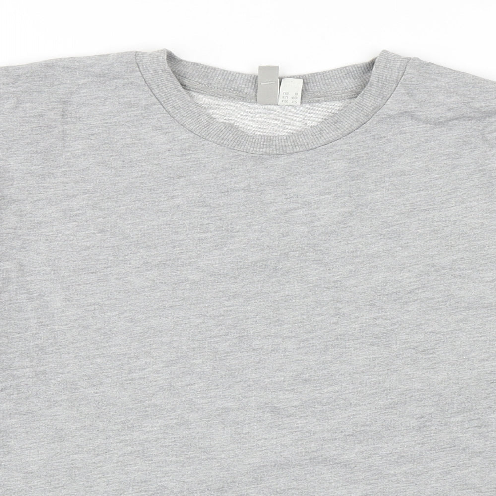 Womens UK Size 12 ASOS Grey Pullover Sweatshirt